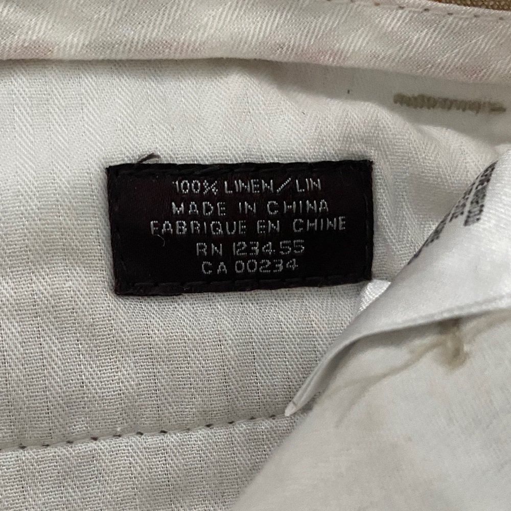 Black Brown 1826 Men's Beige Chinos - Picture 4 of 9